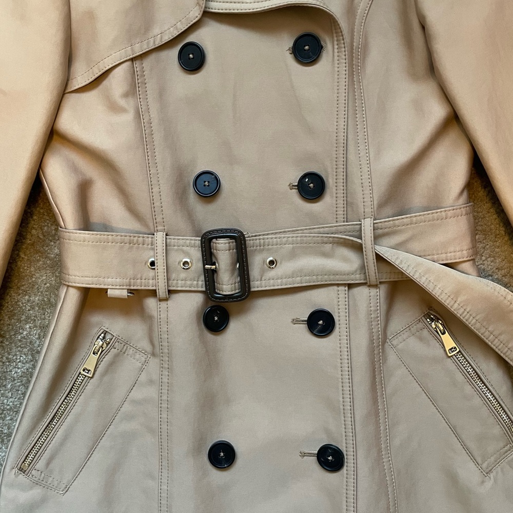 Zara Short Trench Coat - Picture 2 of 7